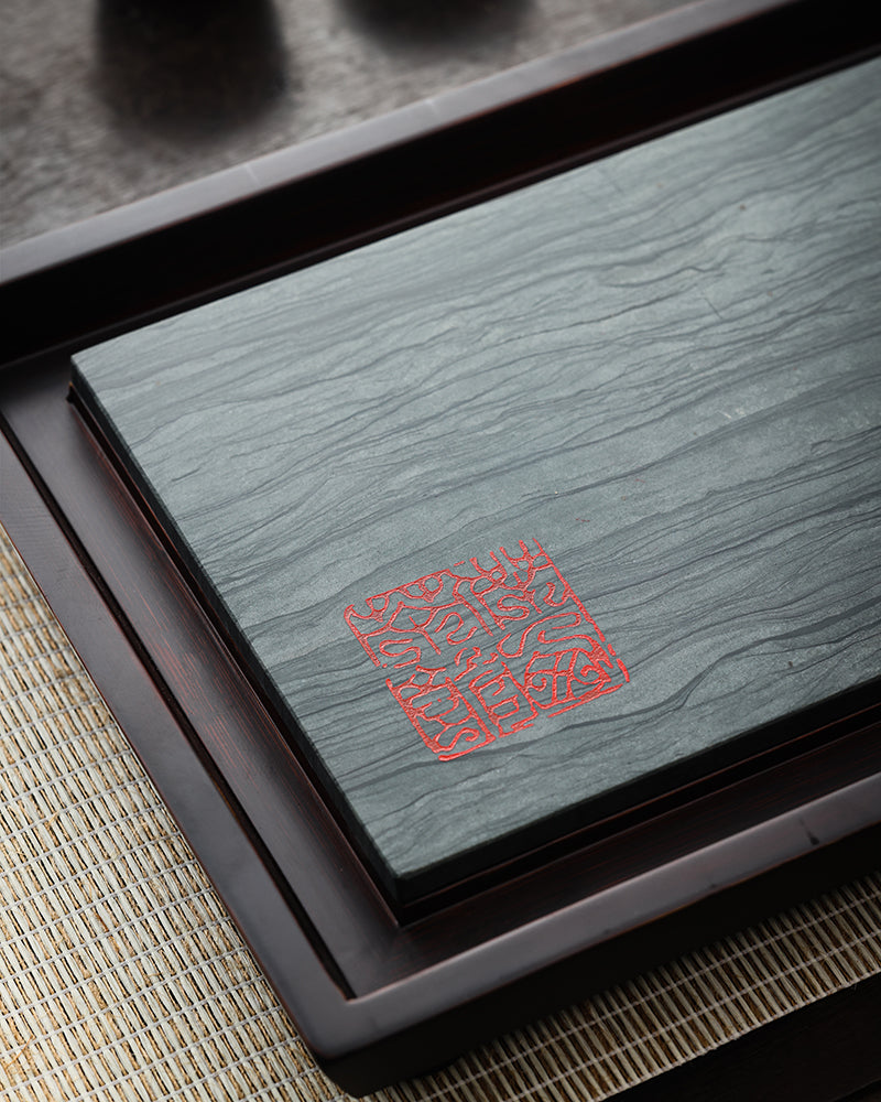 Bluestone "Qing Shi" Polished Stone Tea Table - Jesse's Teahouse