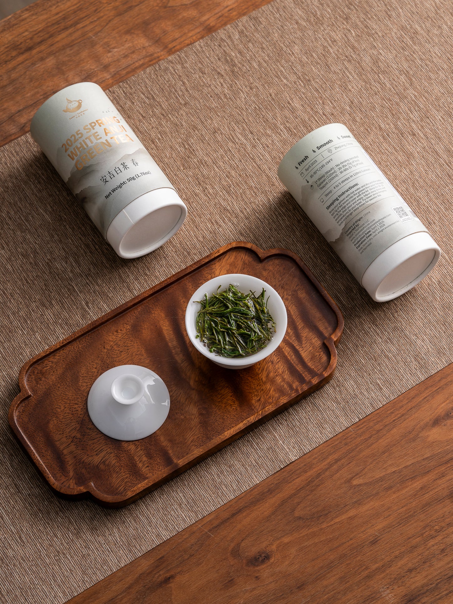 2025 Spring White Anji Green Tea