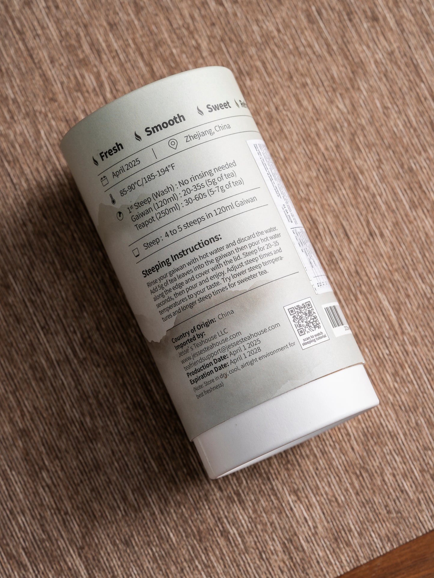 2025 Spring White Anji Green Tea