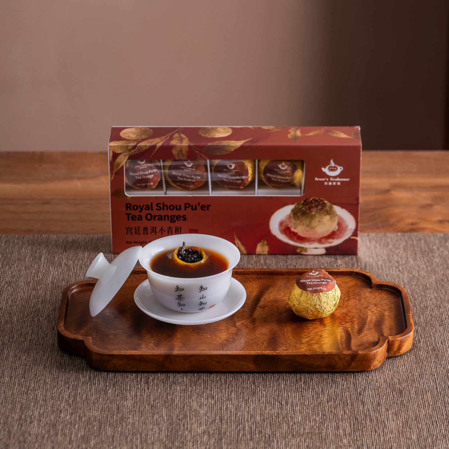 Jesse's Teahouse Pu'er Tea Oranges