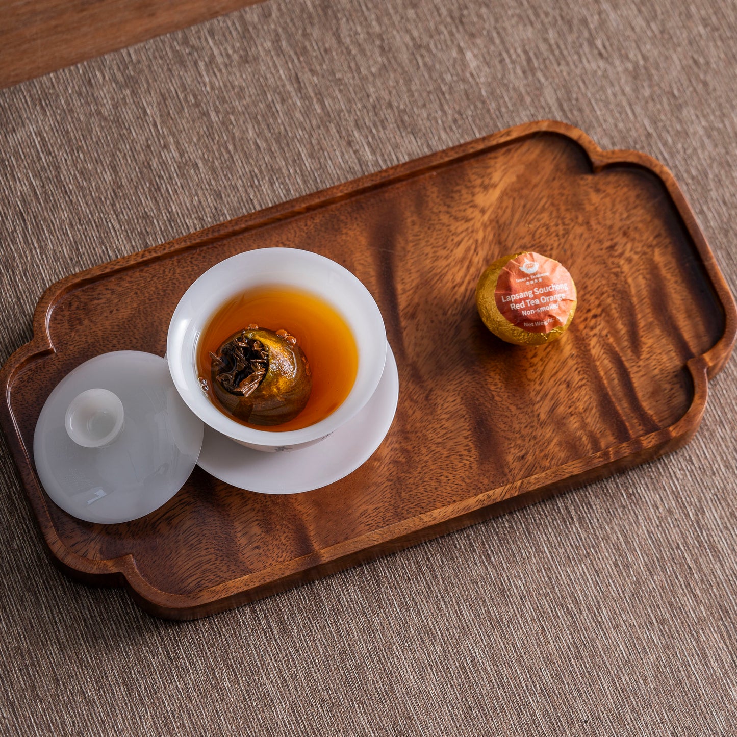 Lapsang Souchong Smoked Red Tea Oranges (Jesse’s Tea Orange Series)