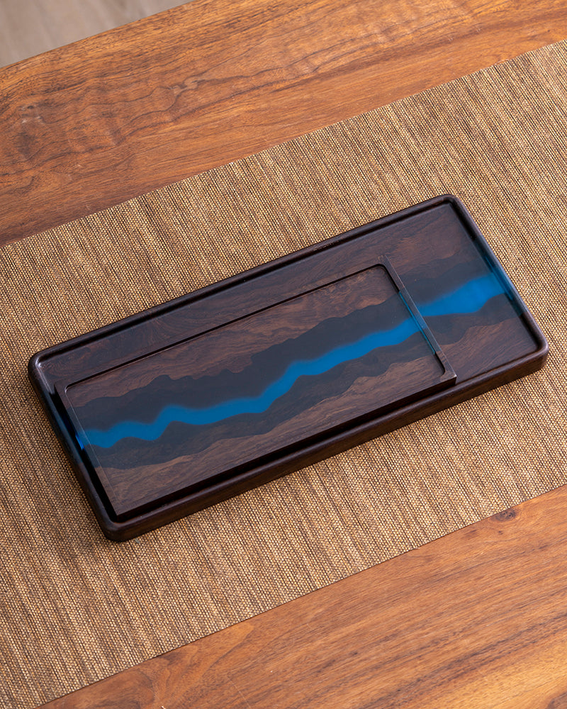 Dry Steep “Gan Pao” Wood & Resin Tray