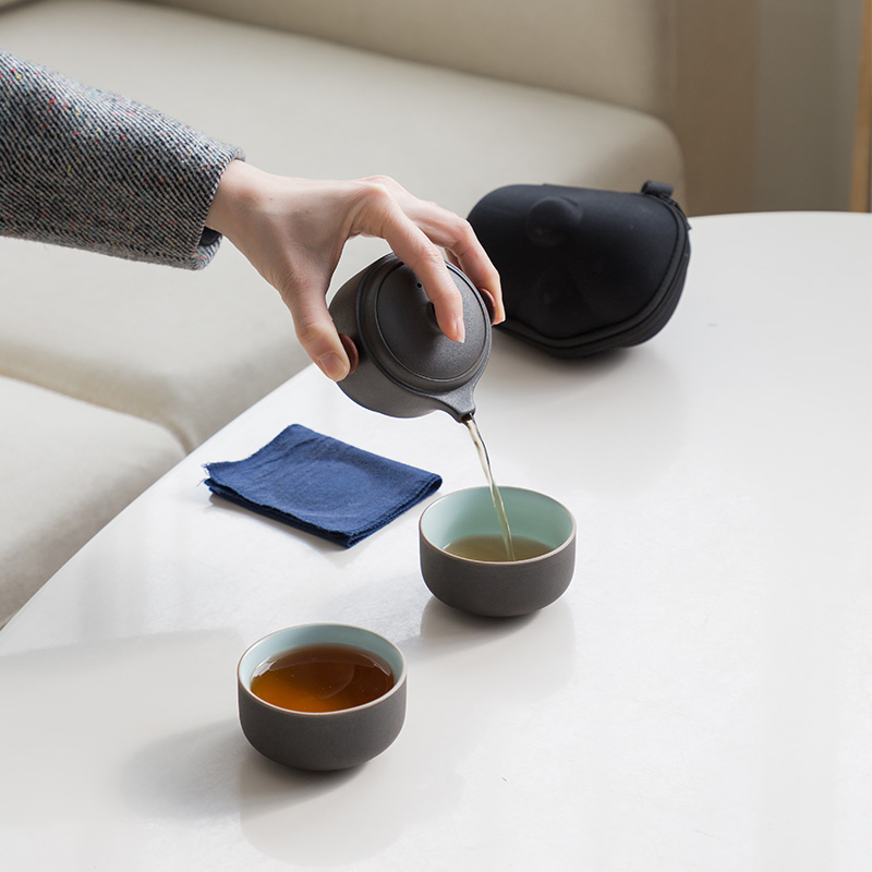 Two-Cup Travel Teapot Set - Jesse's Teahouse