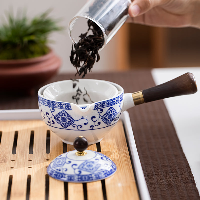 Jesse's Rotating Teapot Set & Carrying Case - Jesse's Teahouse