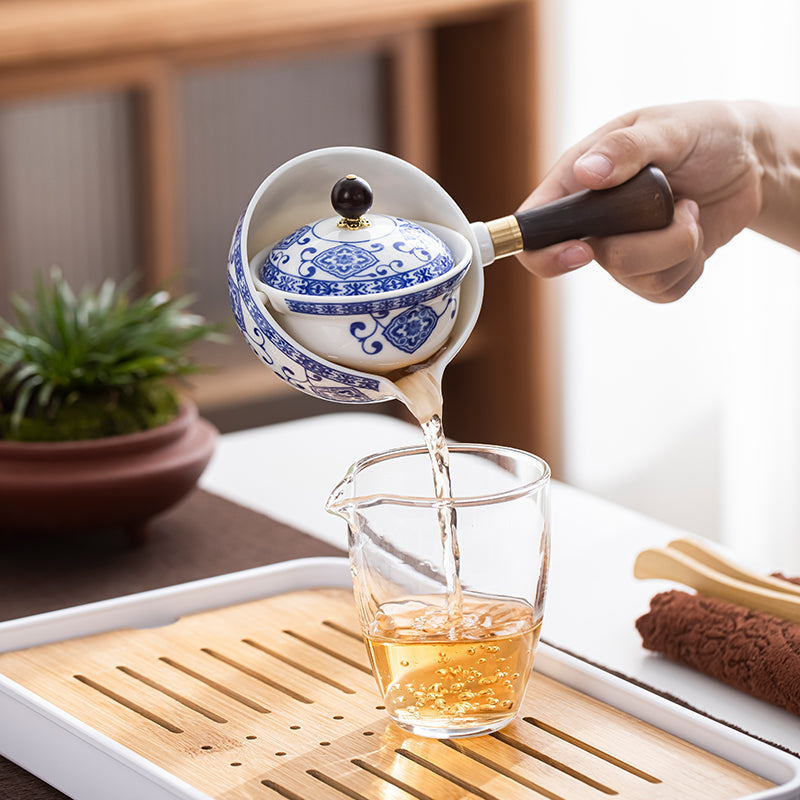 Jesse's Rotating Teapot Set & Carrying Case - Jesse's Teahouse