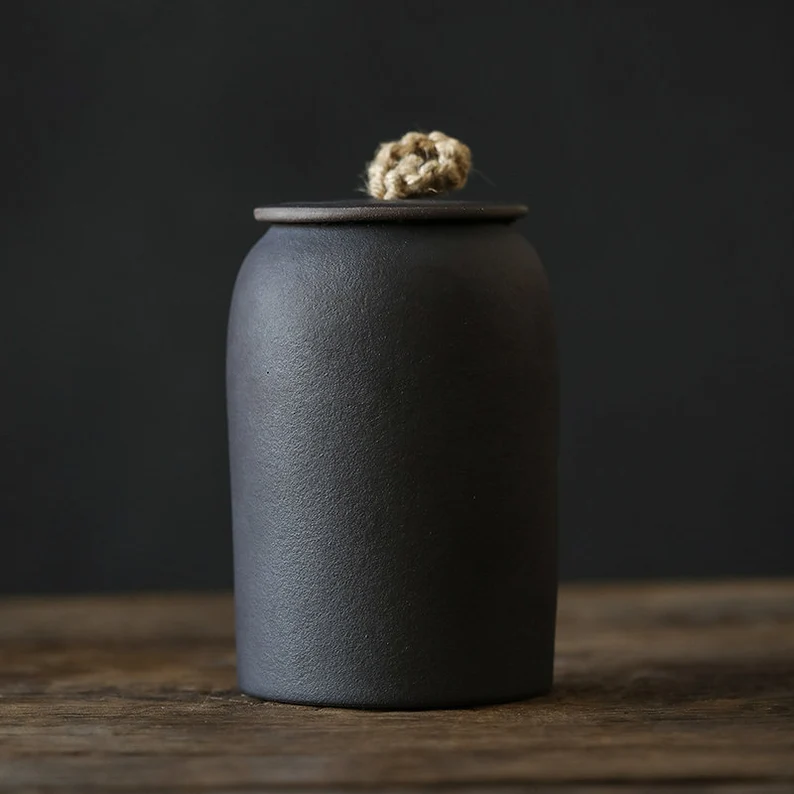 Glazed Tea Storage Canister - Jesse's Teahouse