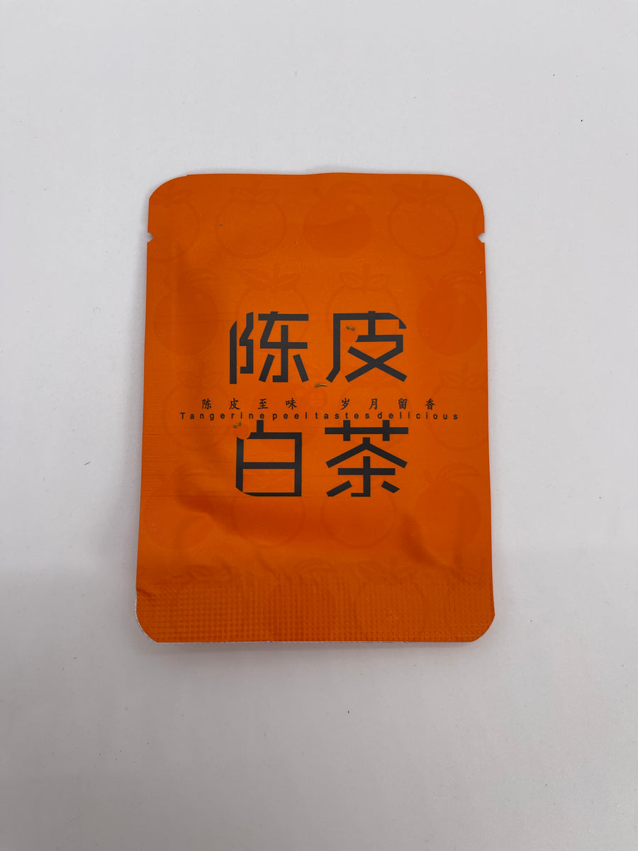 Mandarin Peel Shoumei White Tea MiniBrick Jesse's Teahouse