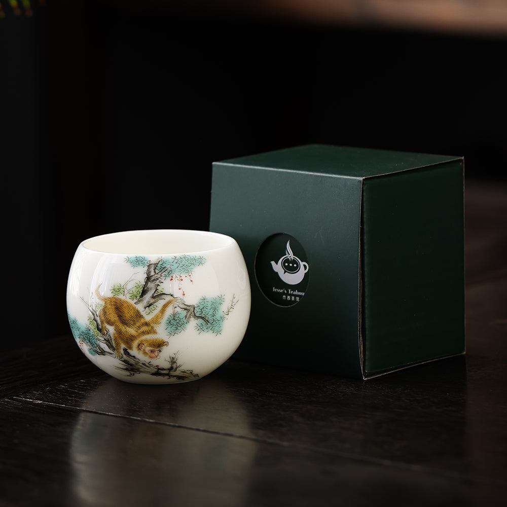 Monkey Tea Cup - Jesse's Teahouse