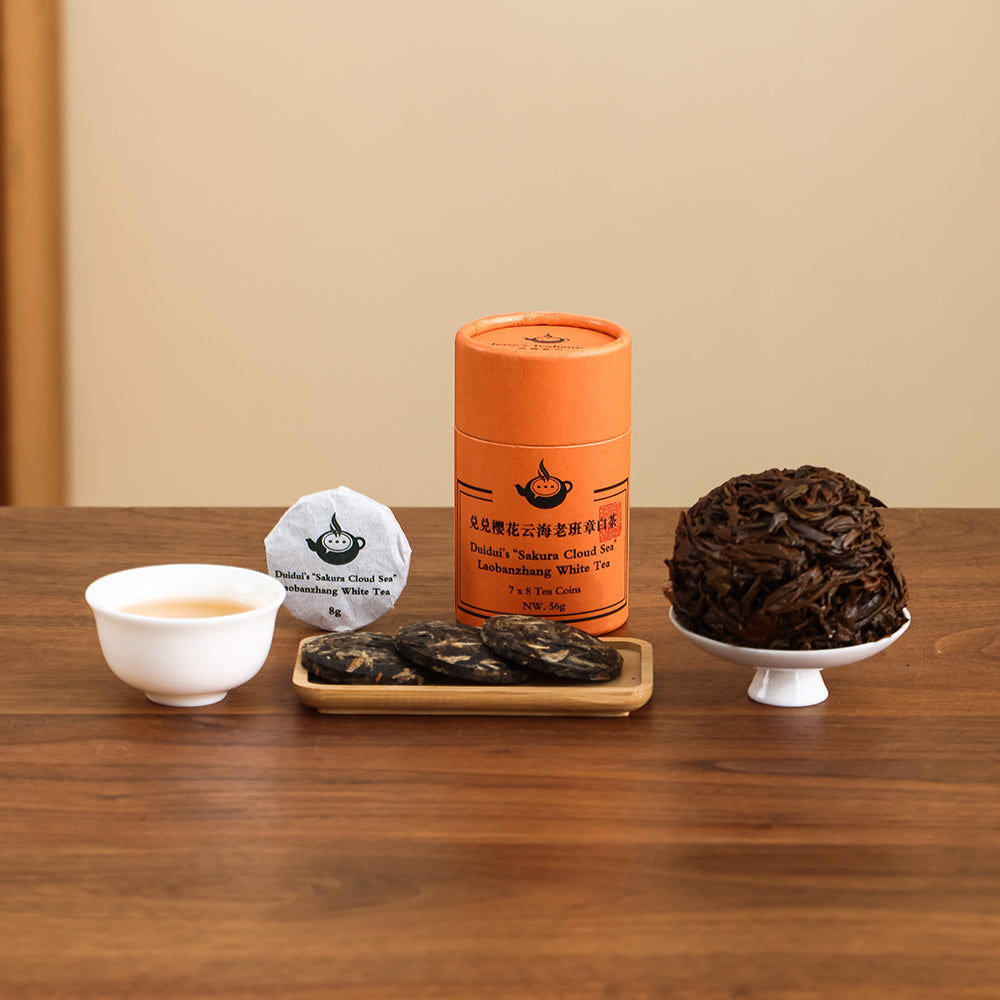 Duidui's Laobanzhang "Sakura Sea" Ancient Tree White Tea - Jesse's Teahouse