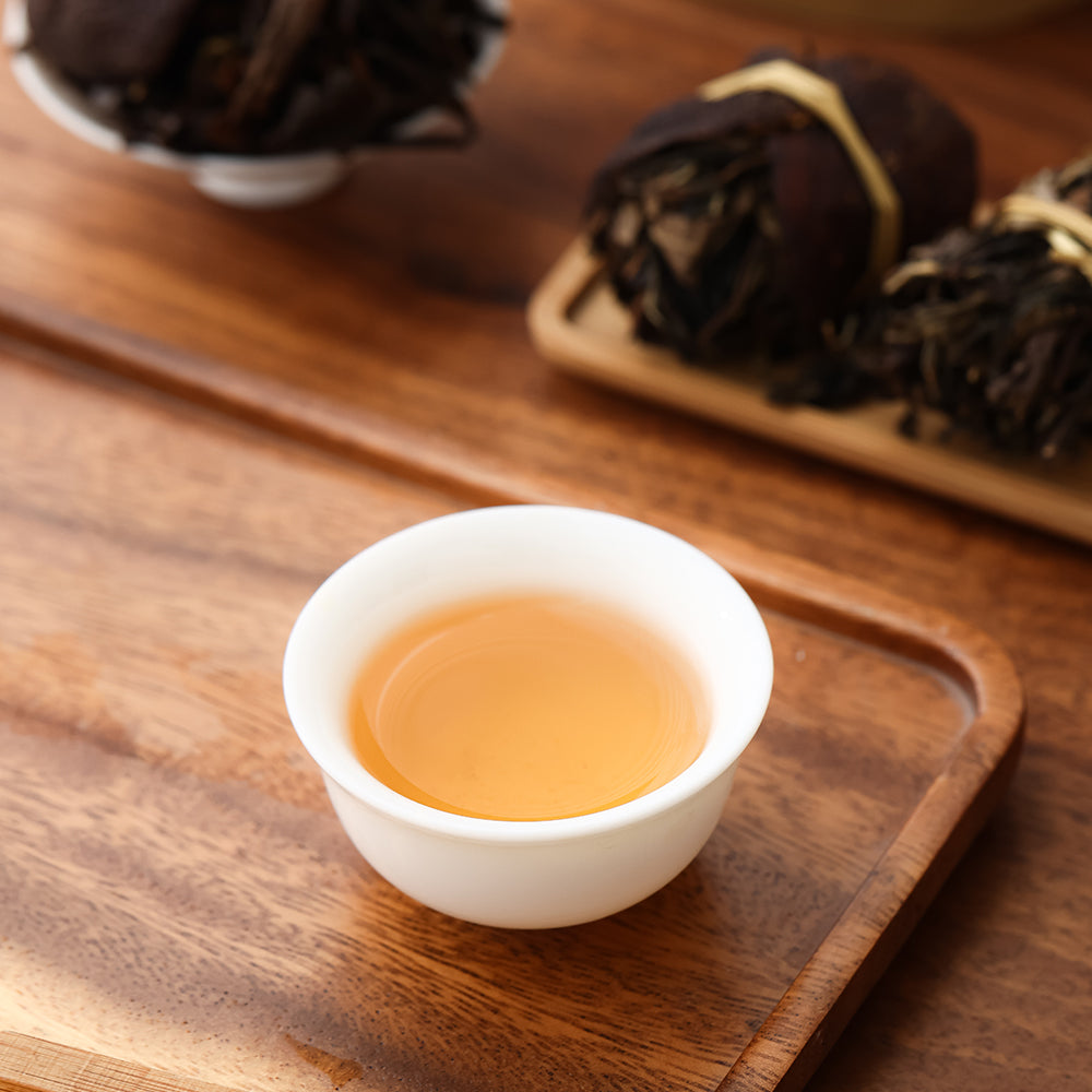 Three Treasures "Chen Pi" Mandarin Peel White Tea - Jesse's Teahouse