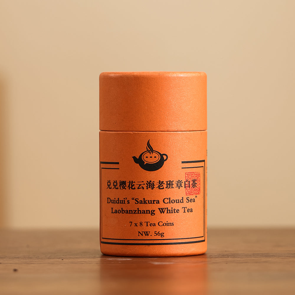 Duidui's Laobanzhang "Sakura Sea" Ancient Tree White Tea - Jesse's Teahouse