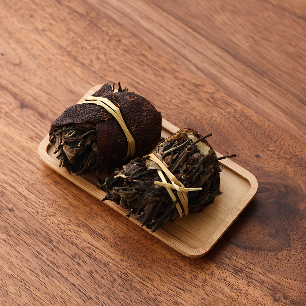 Three Treasures "Chen Pi" Mandarin Peel White Tea - Jesse's Teahouse