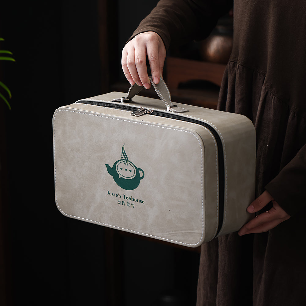 Jesse's Gongfu Tea Tray Set & Carrying Case - Jesse's Teahouse
