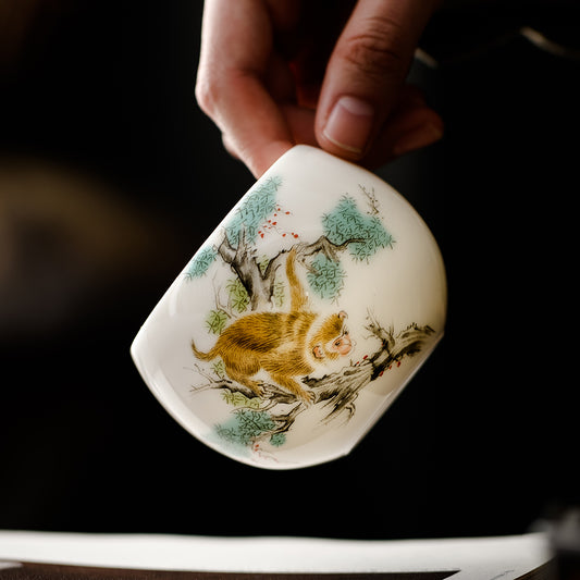Monkey Tea Cup - Jesse's Teahouse