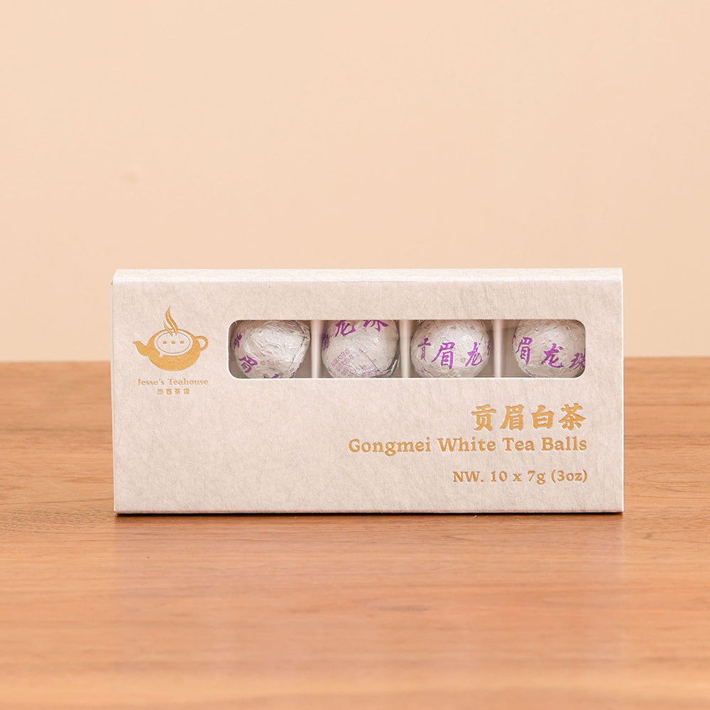 Jesse's Teahouse Gongmei White Tea Ball - Jesse's Teahouse