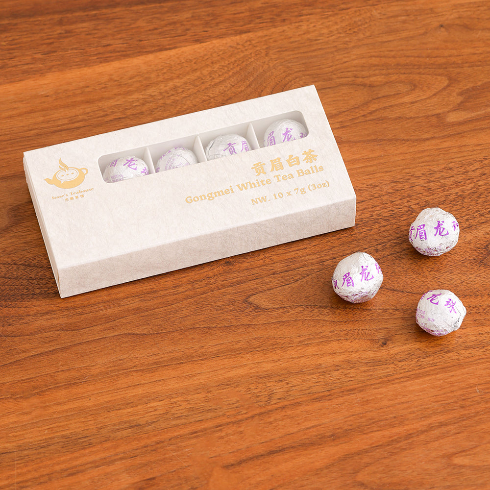 Jesse's Teahouse Gongmei White Tea Ball - Jesse's Teahouse