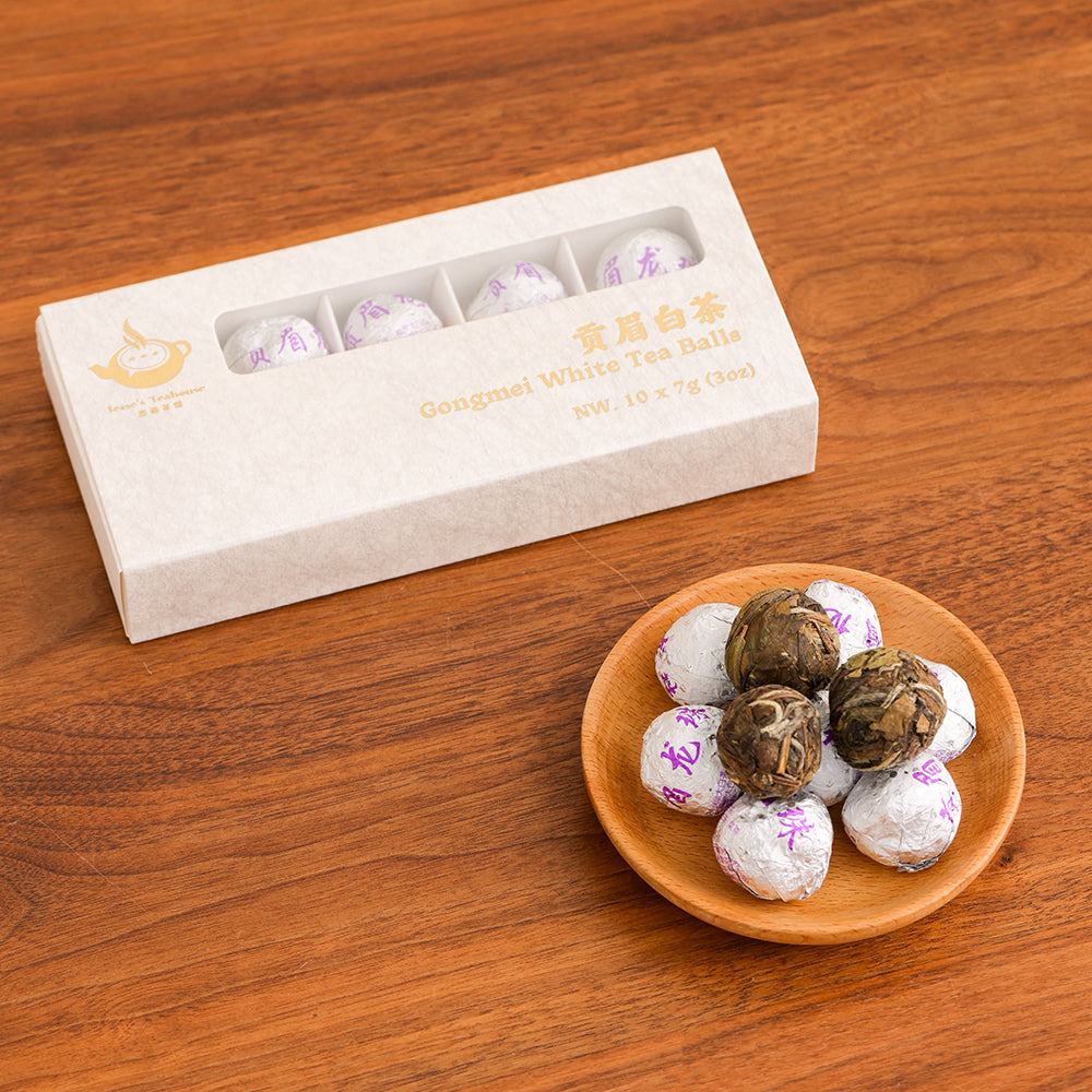 Jesse's Teahouse Gongmei White Tea Ball - Jesse's Teahouse