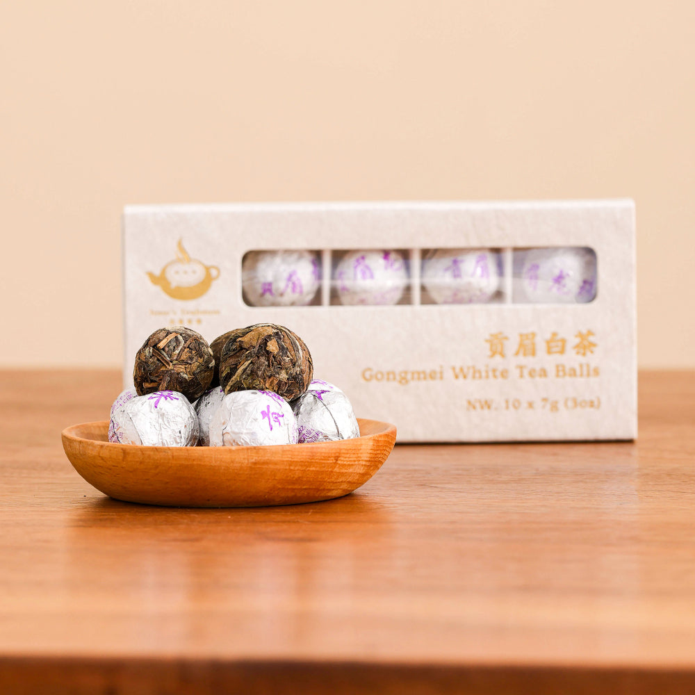Jesse's Teahouse Gongmei White Tea Ball - Jesse's Teahouse