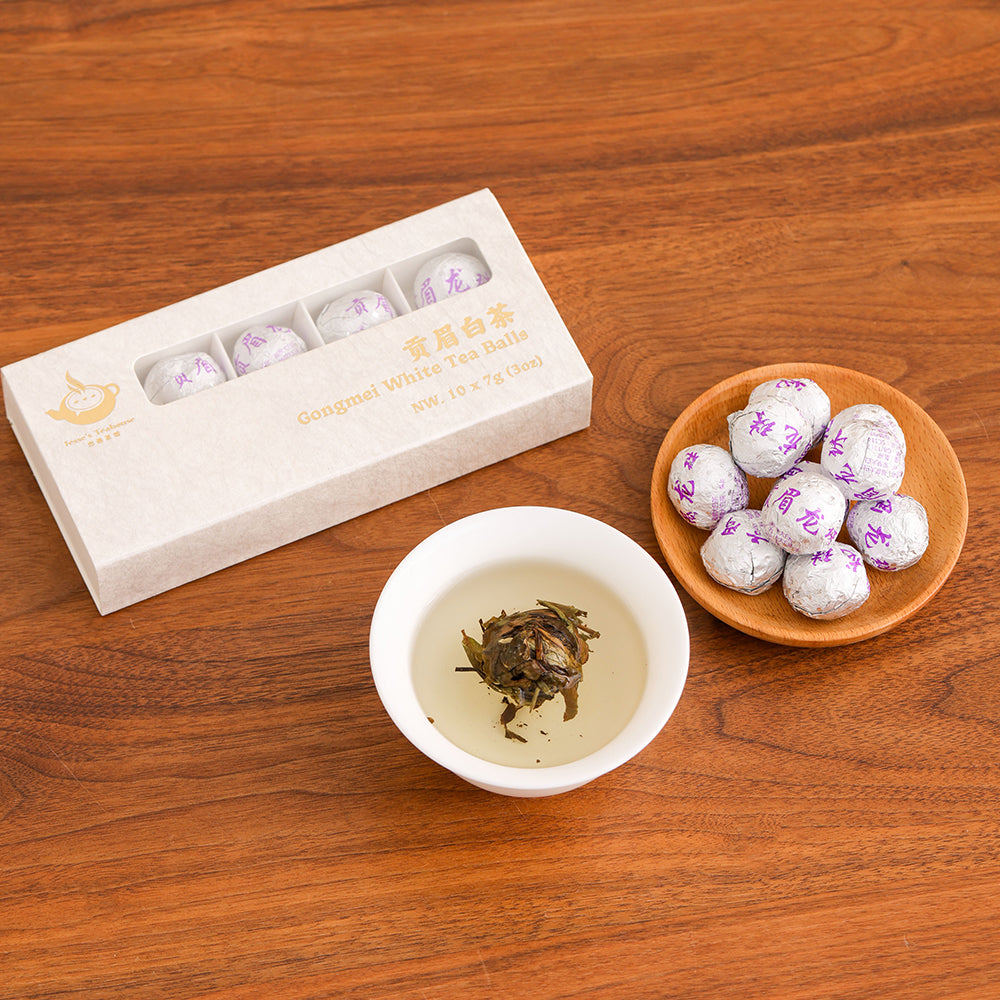 Jesse's Teahouse Gongmei White Tea Ball - Jesse's Teahouse
