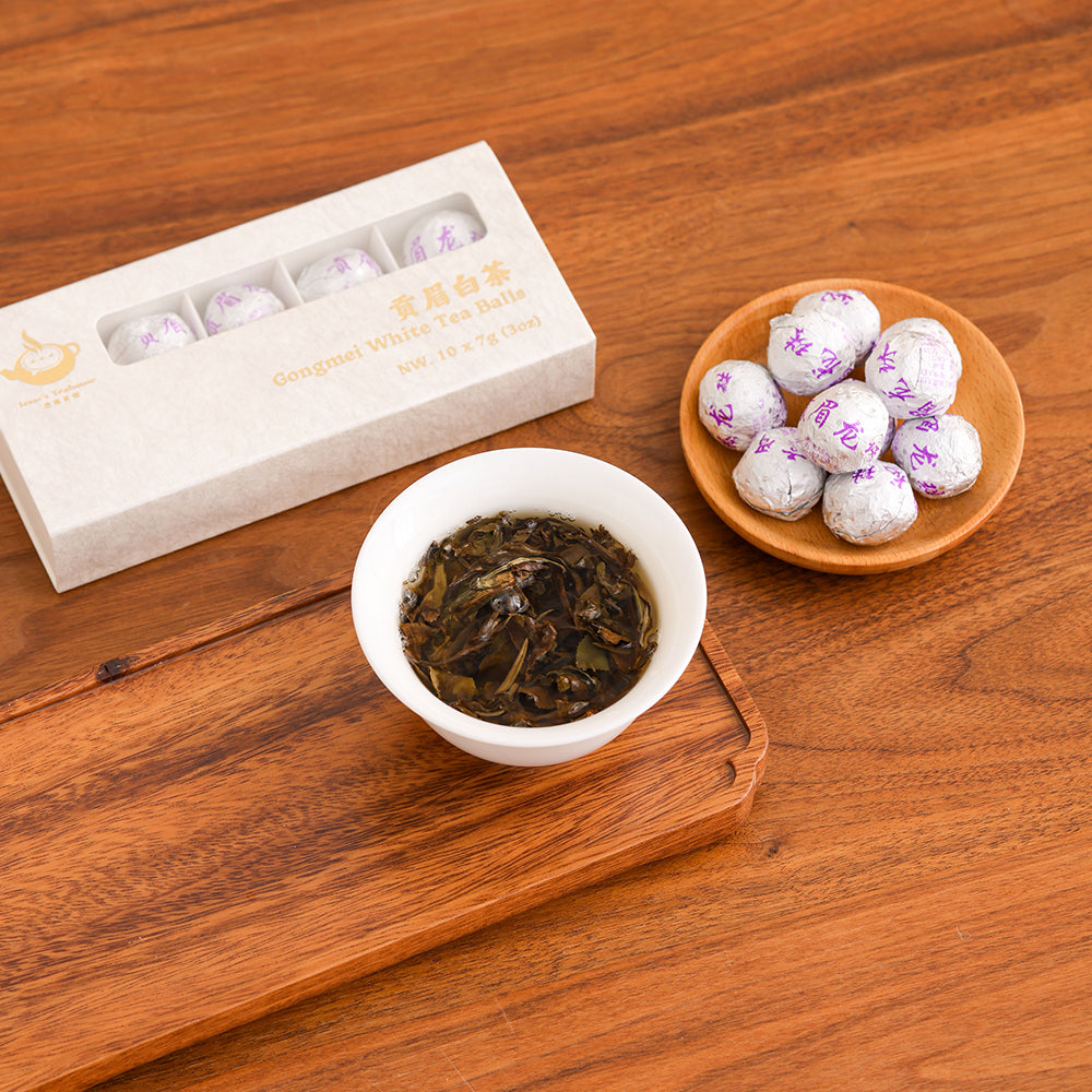 Jesse's Teahouse Gongmei White Tea Ball - Jesse's Teahouse