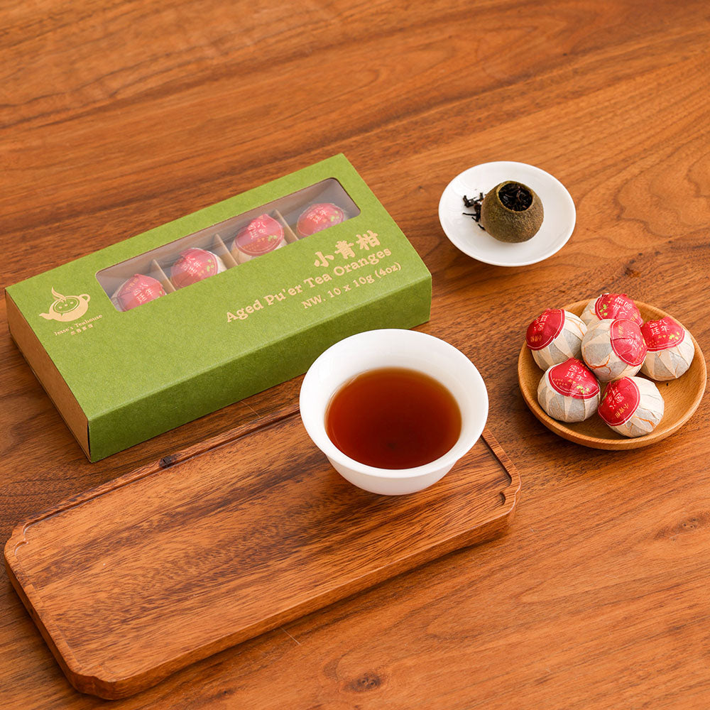 Jesse's Teahouse Pu'er Tea Oranges - Jesse's Teahouse