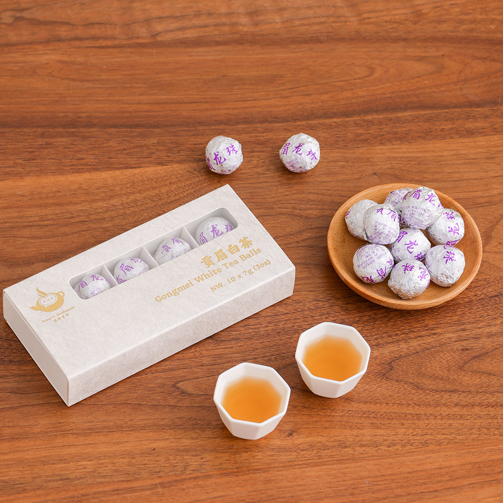 Jesse's Teahouse Gongmei White Tea Ball - Jesse's Teahouse