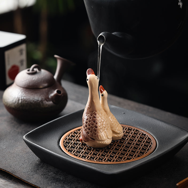 Gaggle of Geese Tea pets - Jesse's Teahouse