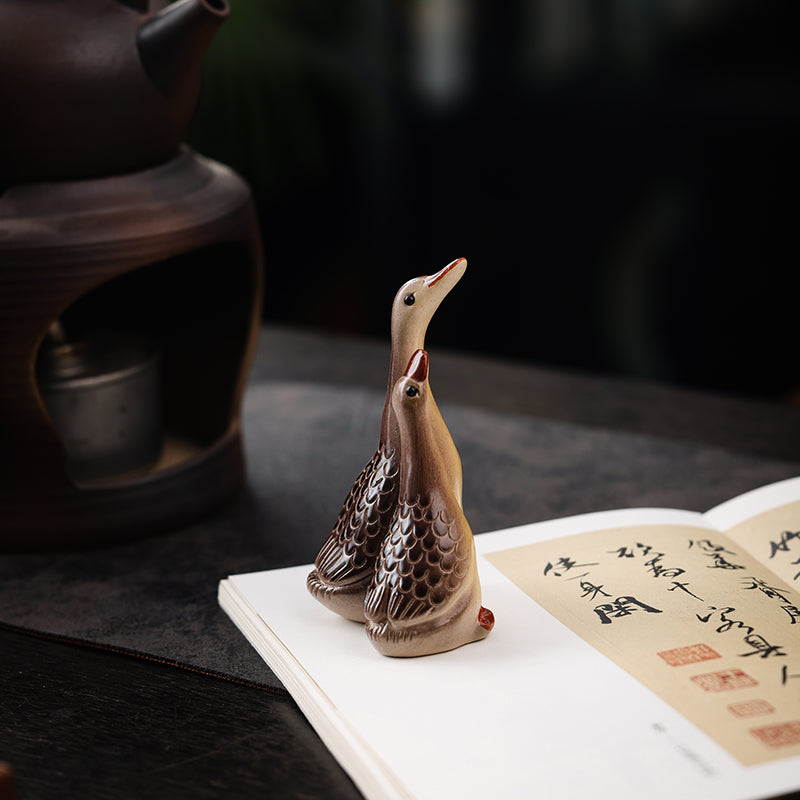 Gaggle of Geese Tea pets - Jesse's Teahouse