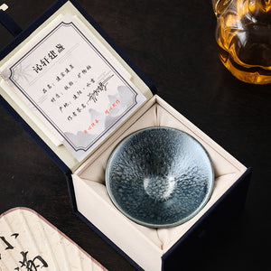 Open image in slideshow, Jianzhan &quot;Hundred Flowers&quot; Tea Cup
