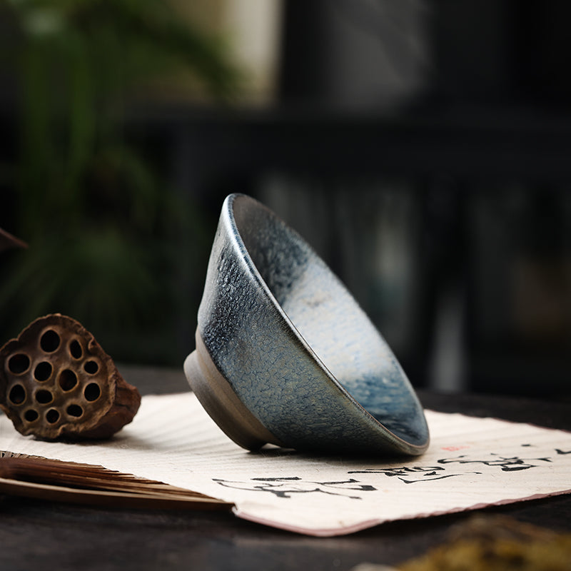 Jianzhan "Hundred Flowers" Tea Cup - Jesse's Teahouse