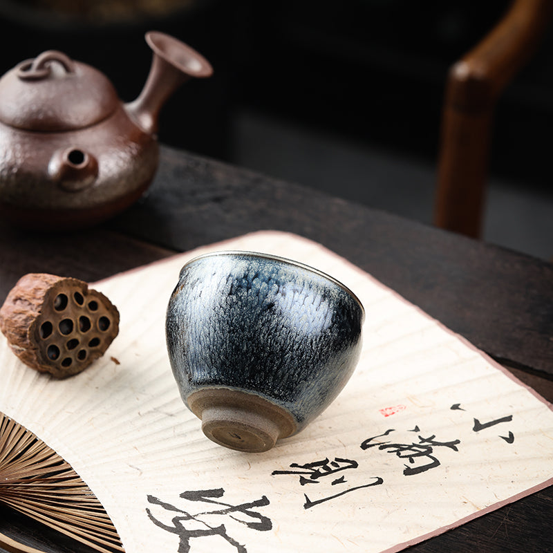 Jianzhan "Hundred Flowers" Tea Cup - Jesse's Teahouse