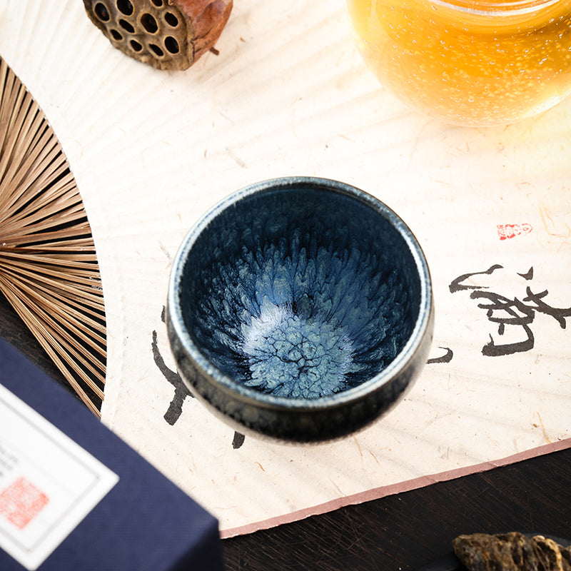 Jianzhan "Hundred Flowers" Tea Cup - Jesse's Teahouse