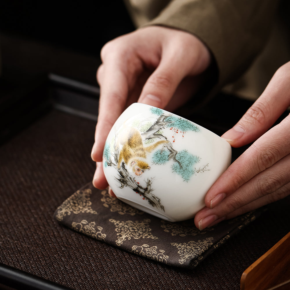 Monkey Tea Cup - Jesse's Teahouse