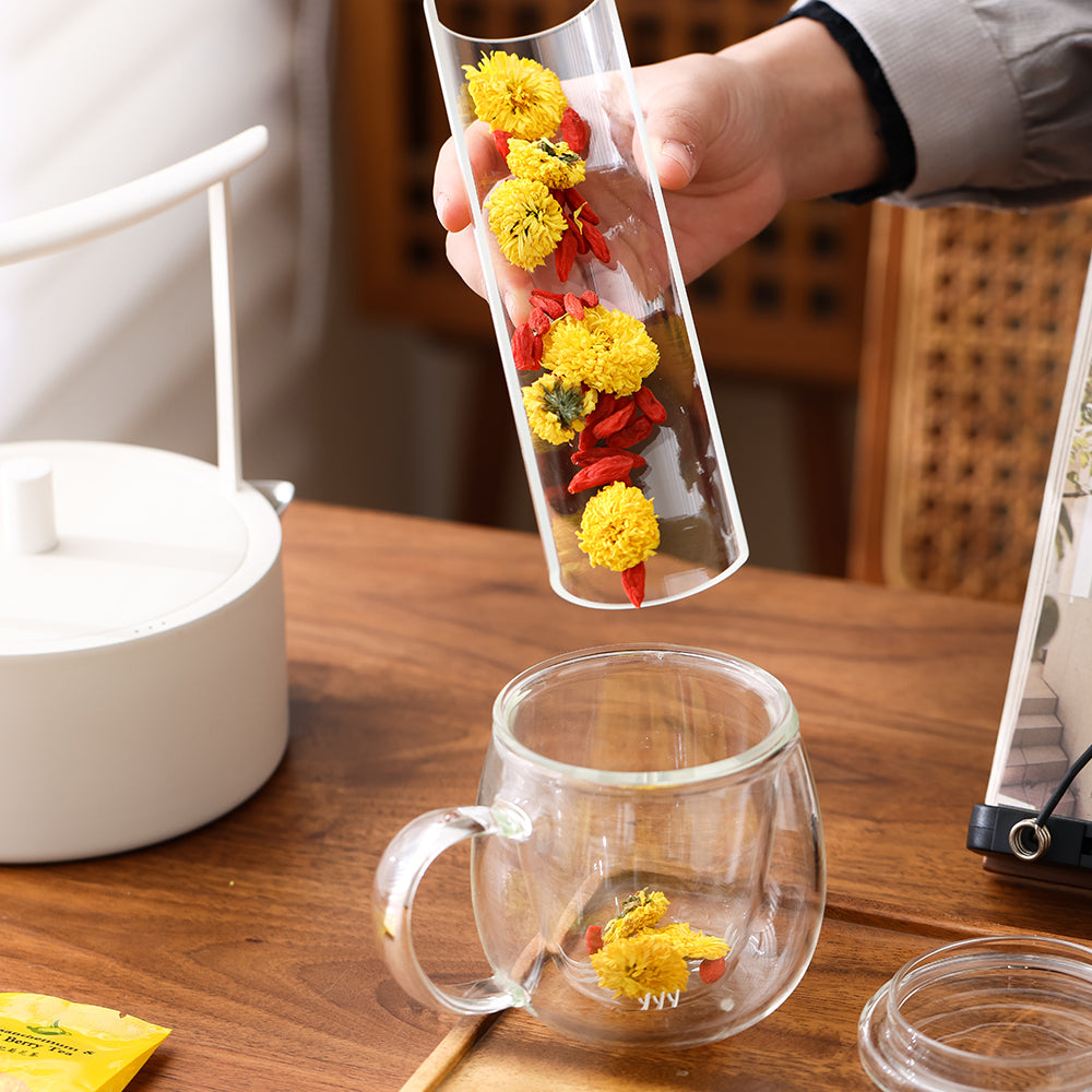 Chrysanthemum Goji Berry Flower & Herbal Tea - Jesse's Teahouse