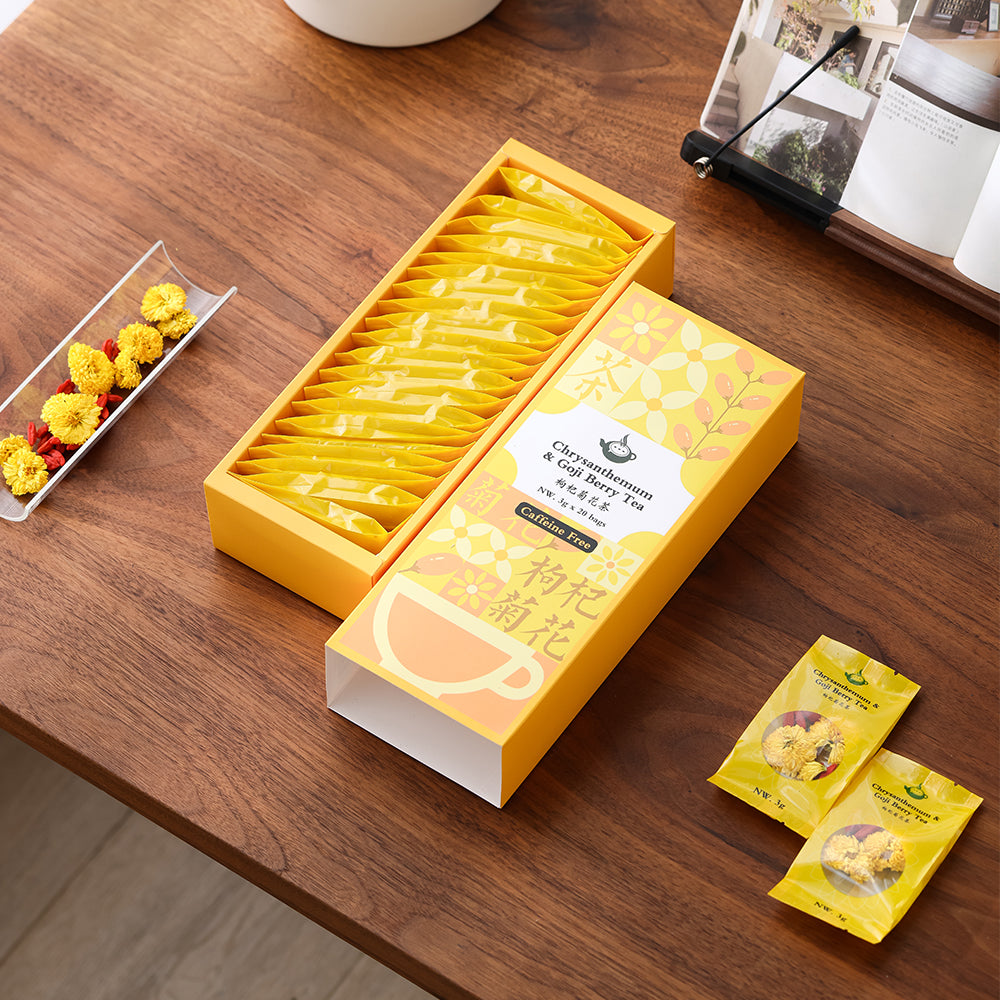 Chrysanthemum Goji Berry Flower & Herbal Tea - Jesse's Teahouse