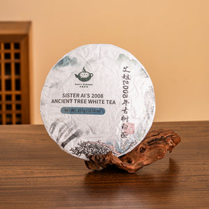 Open image in slideshow, Sister Ai’s 2008 Ancient Tree White Tea Cake
