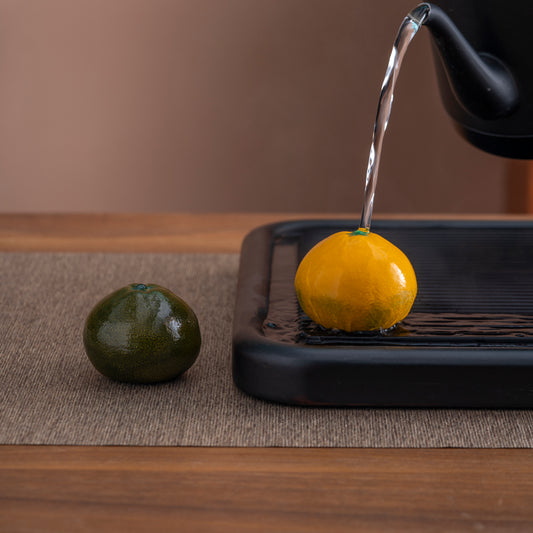 Color-changing "XiaoQingGan" Tea Orange Tea Pet