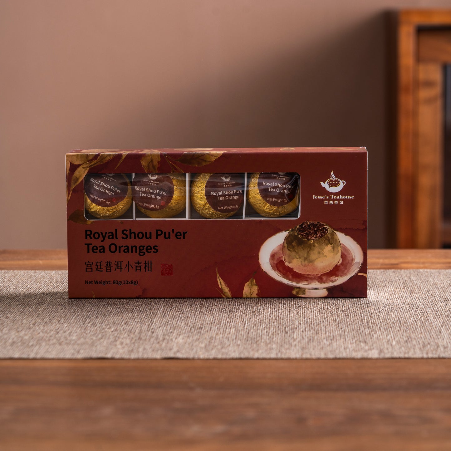 Jesse's Teahouse Pu'er Tea Oranges