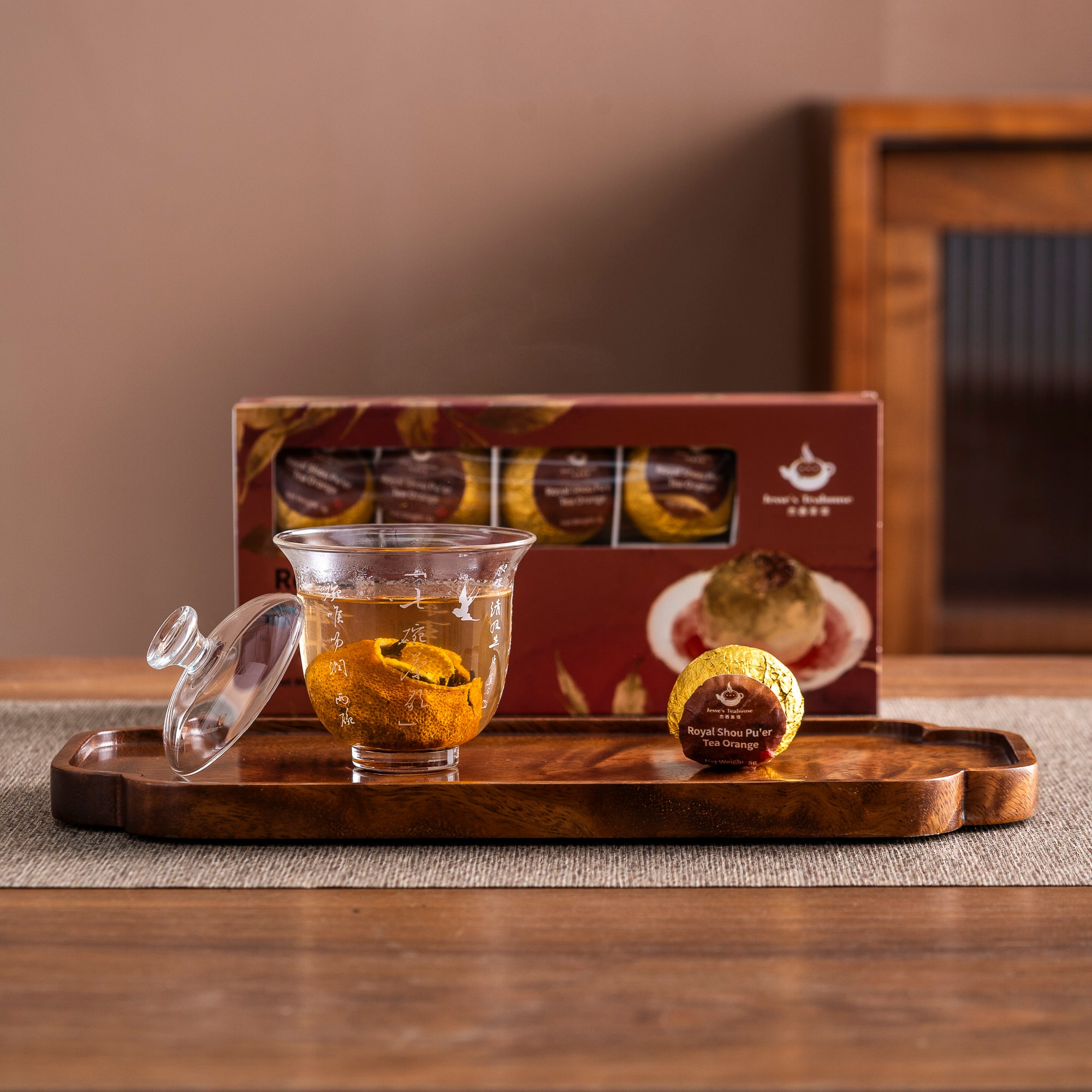 Jesse's Teahouse Pu'er Tea Oranges