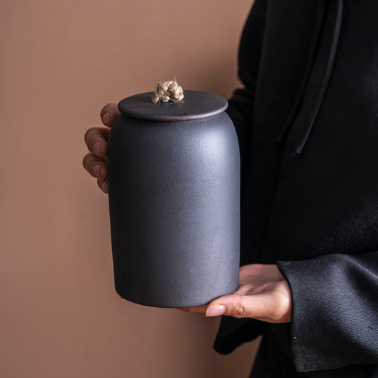 Glazed Tea Storage Canister