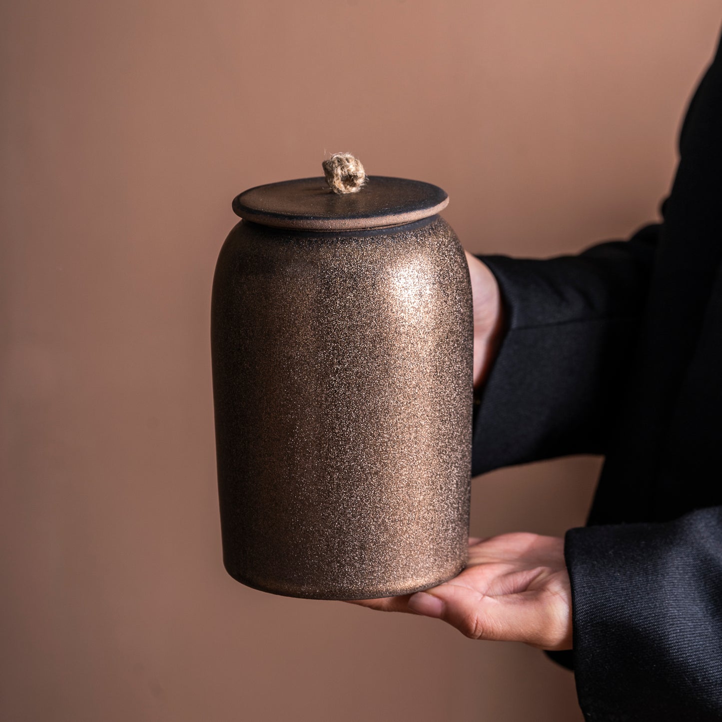 Glazed Tea Storage Canister