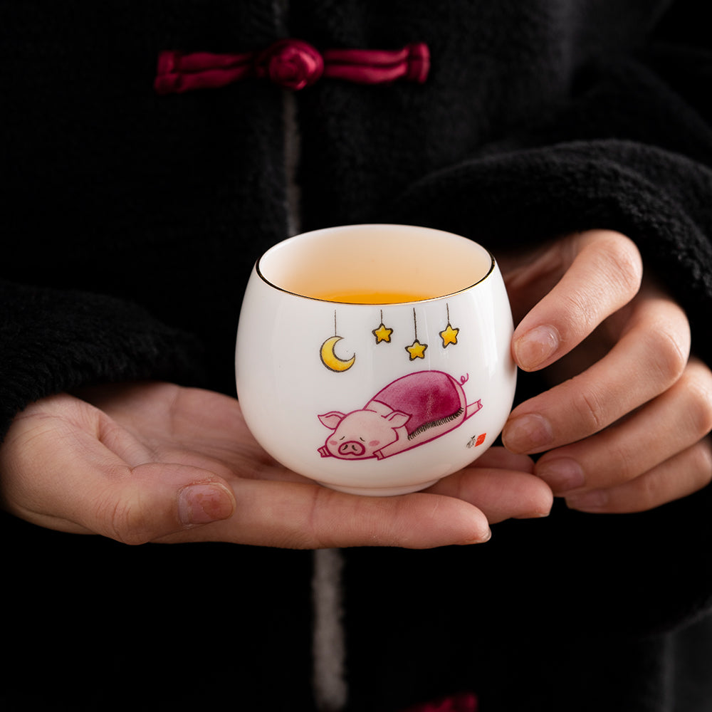 Pig Tea Cup