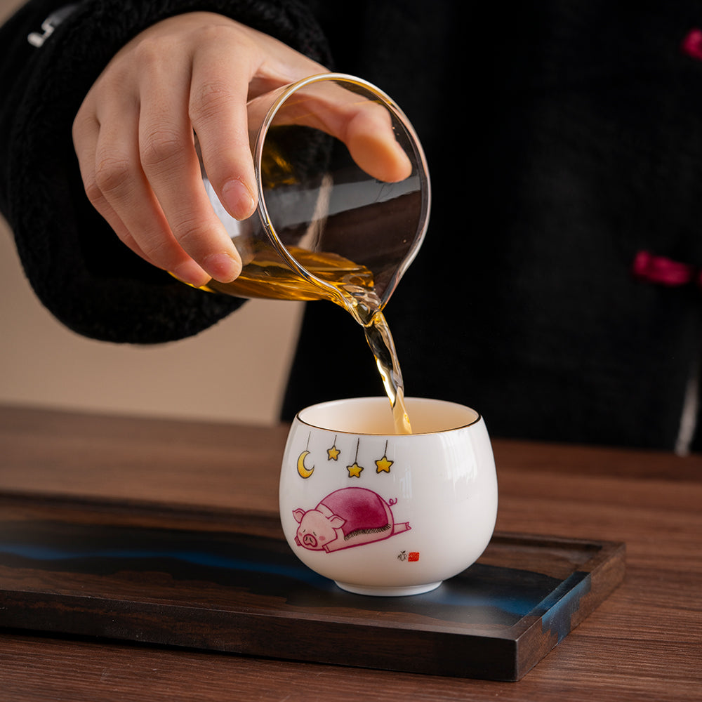 Pig Tea Cup