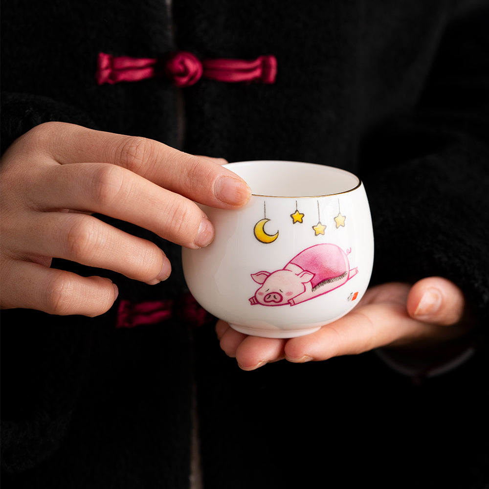 Pig Tea Cup