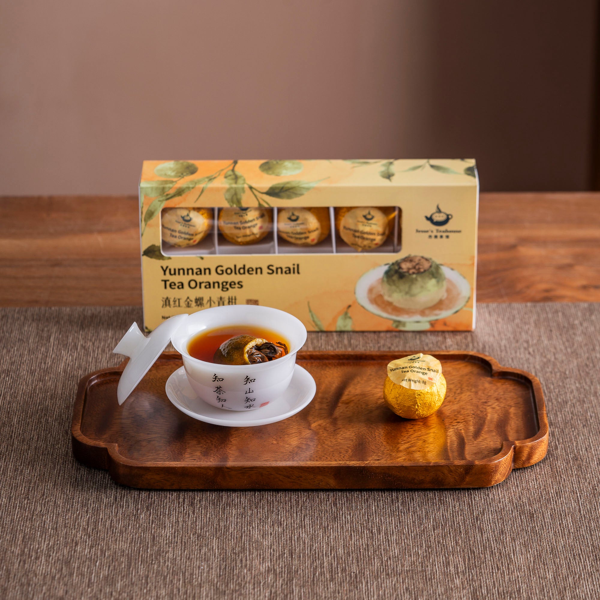 オレンジハウス (ORENGE HOUSE) ティーセット Golden Snail Red Tea Oranges (Jesse's Tea Orange Series) – Jesse's