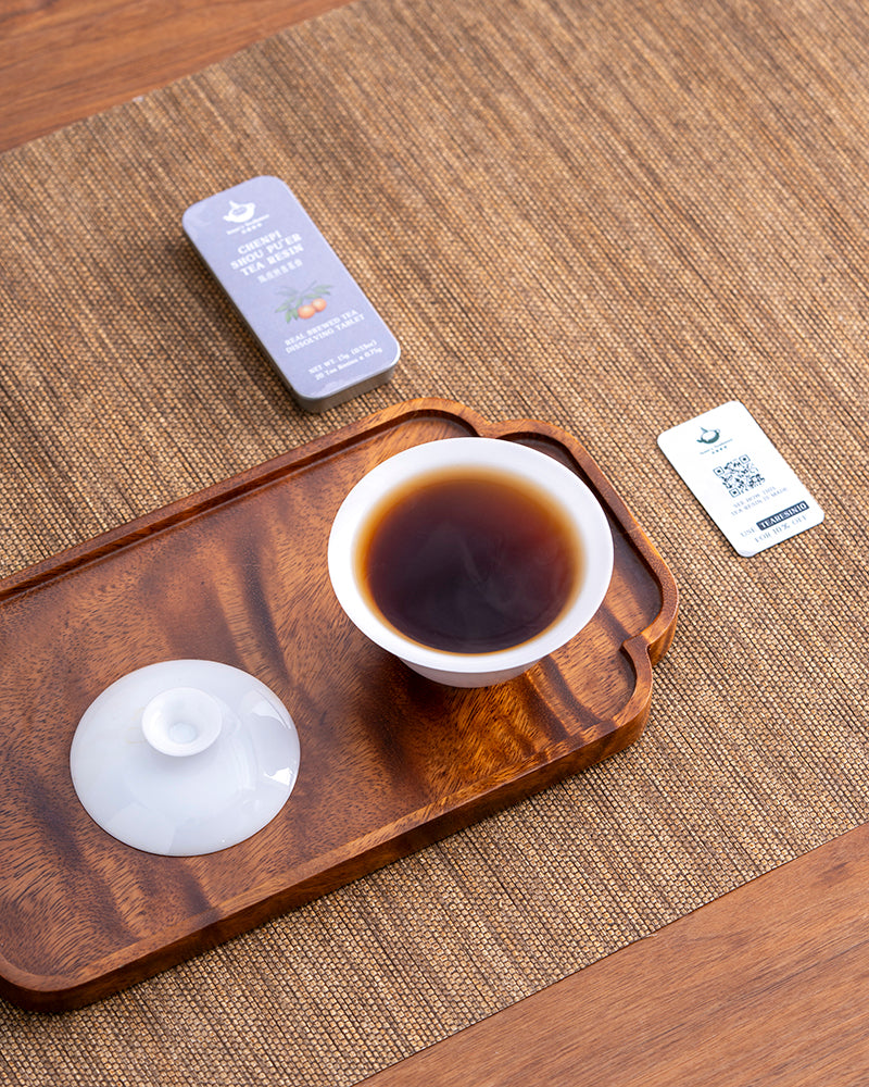 Chenpi (Aged Orange Peel) Shou Pu’er Tea Resin - Jesse's Teahouse