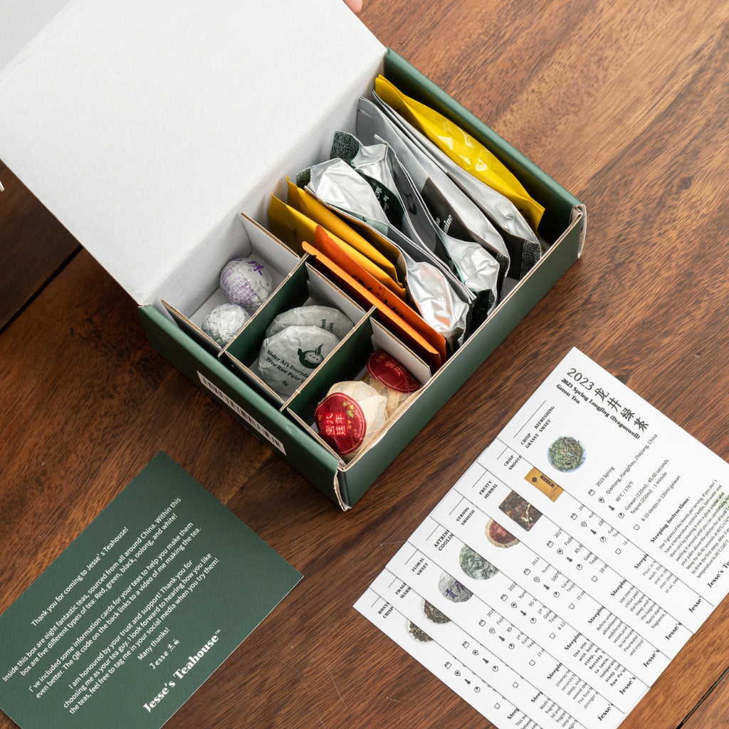 Assorted Sampler Box Samplers & Combo Boxes – Jesse's Teahouse