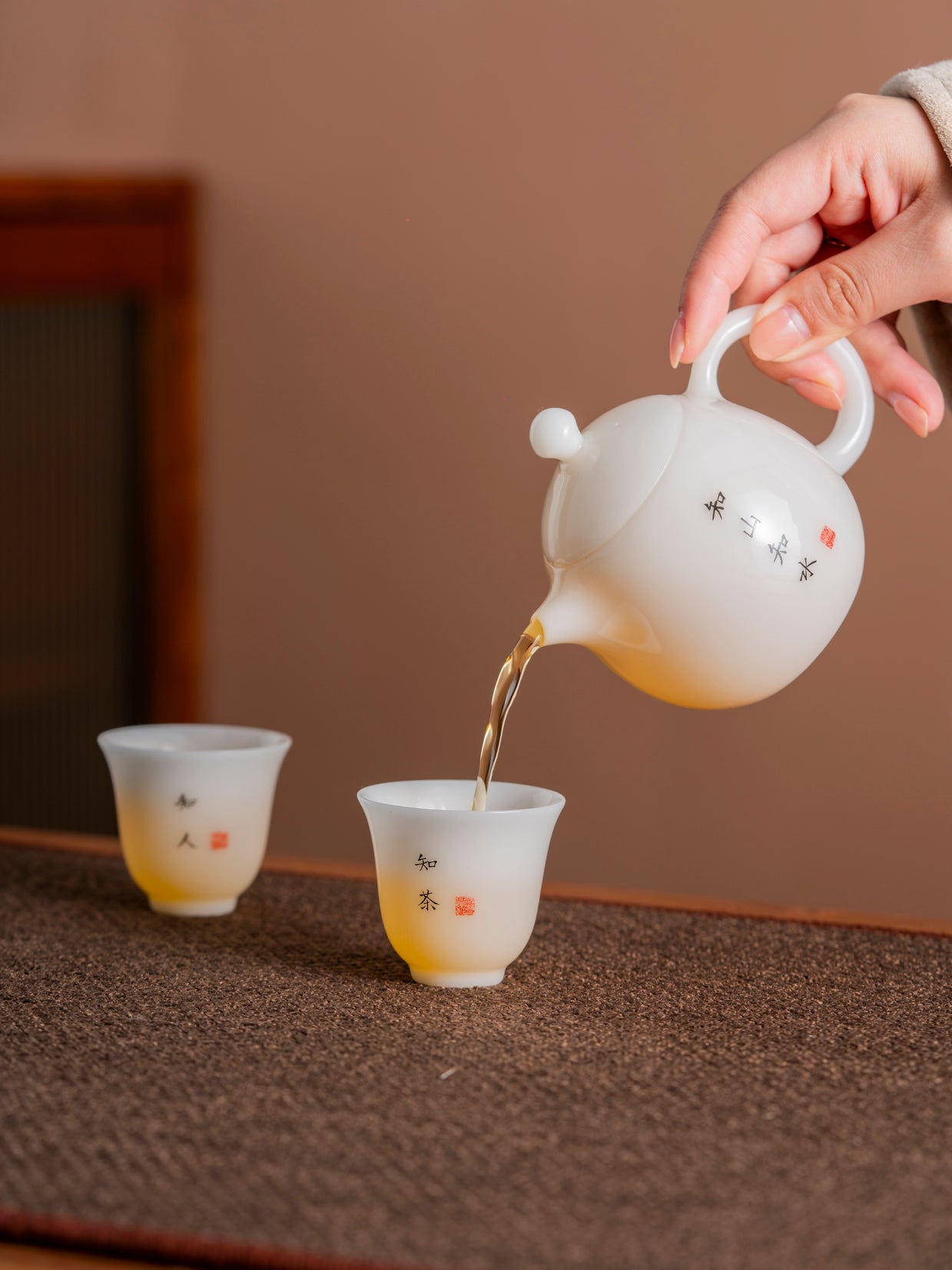 Ice Jade Porcelain Tea Set