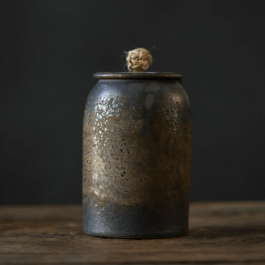 Glazed Tea Storage Canister - Jesse's Teahouse