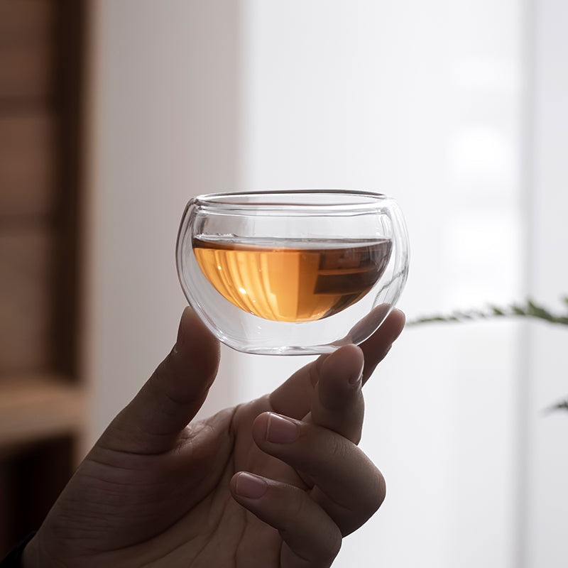Double-Walled Glass Tea Cups – Jesse's Teahouse
